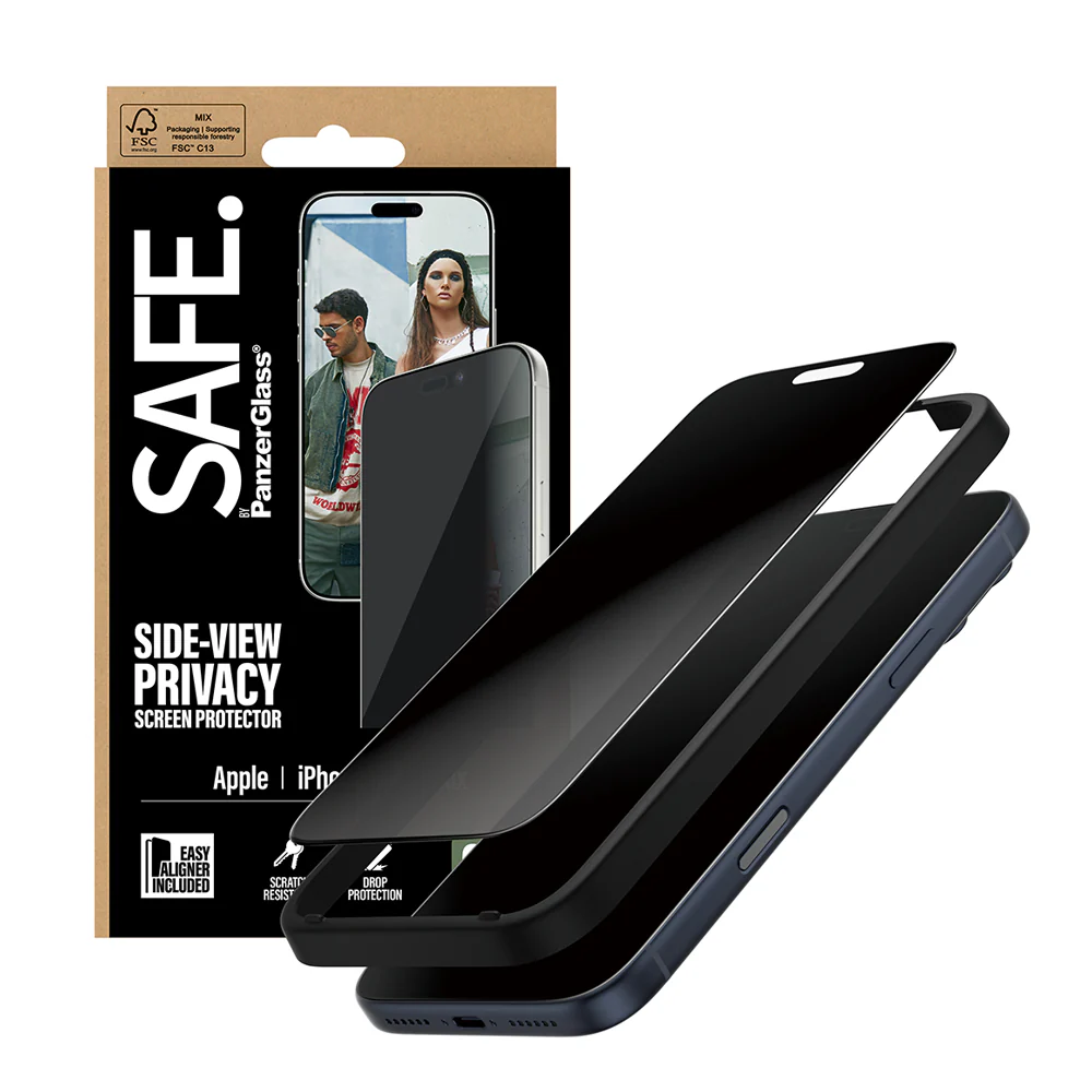SAFE Privacy Glass for iPhone 17 Pro Max Ultra Wide Fit w/Aligner - Image 6