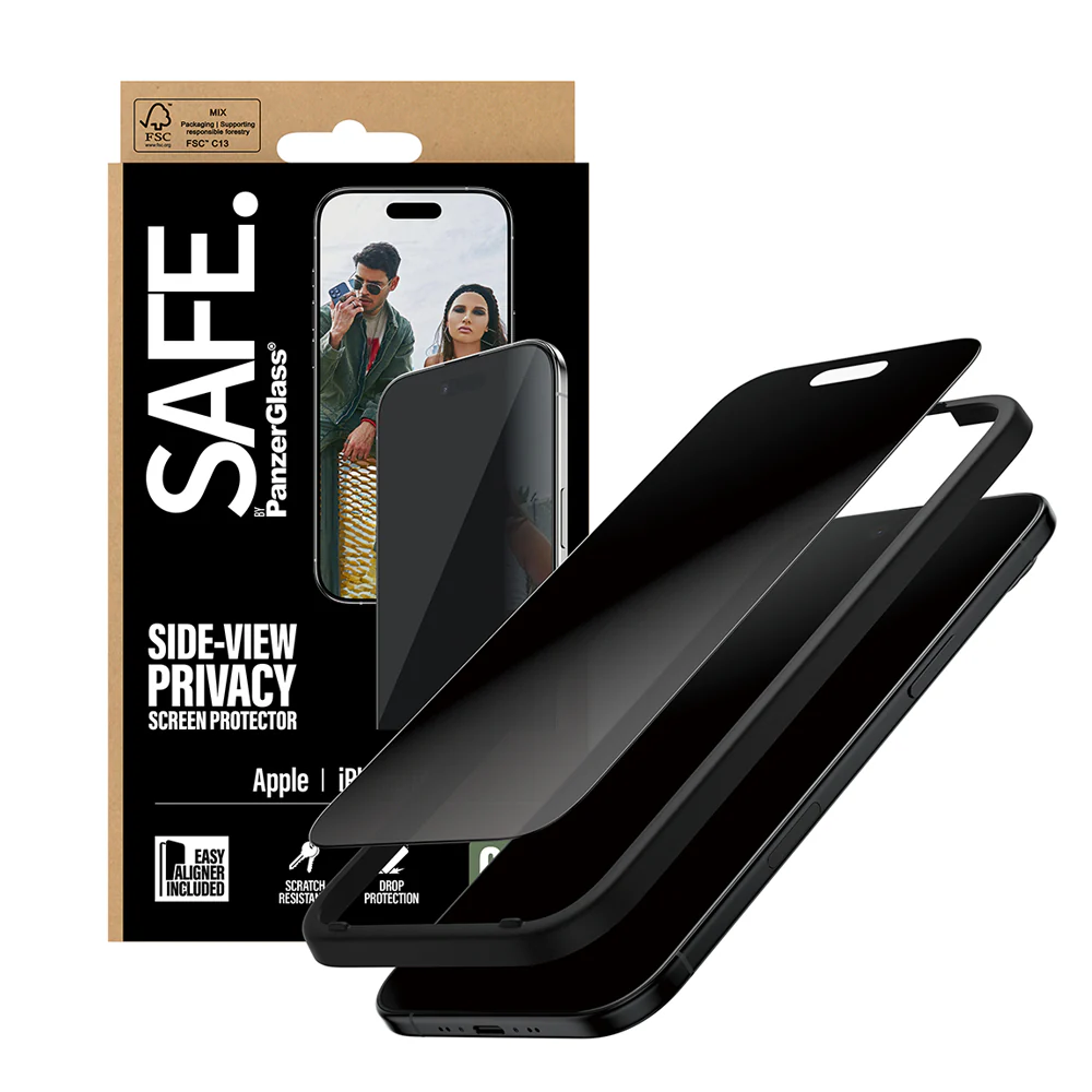 SAFE Privacy Glass for iPhone Air Ultra Wide Fit w/Aligner - Image 5